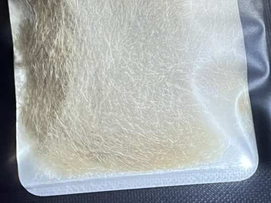 dubbing de soie oliva pajizo