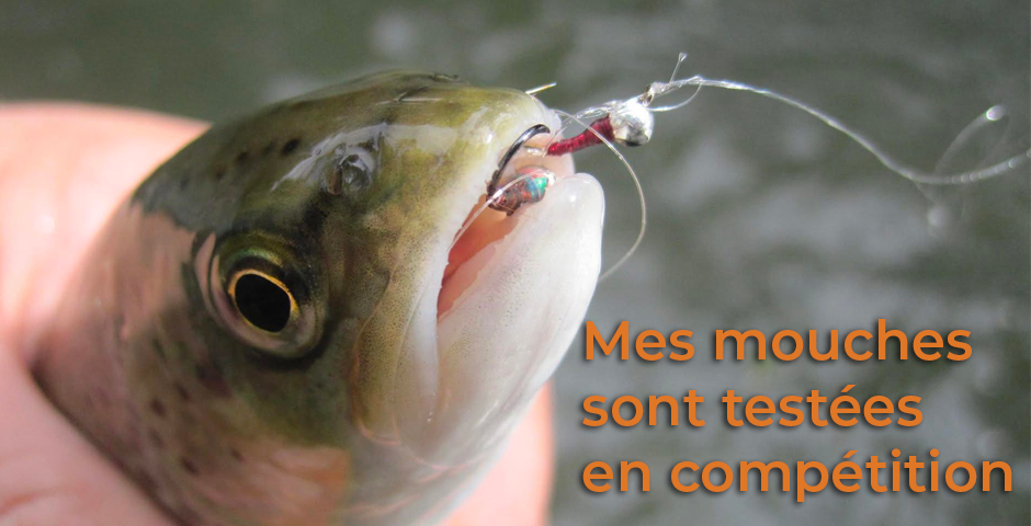 Pierrot a testé ses mouches en compétition