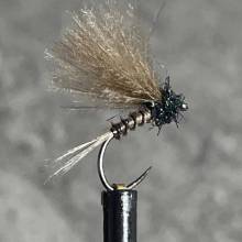 mouche de peche noir/peche en montagne/bibio mouche de St Marc/mouches de pierrot
